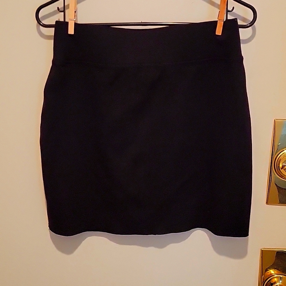 Bar III Black Pencil Style Mini Skirt Size S